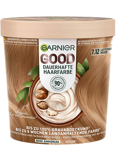 Produktabbildung GOOD Dauerhafte Haarfarbe 7.12 Latte Macchiato Braun